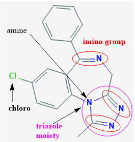 imino group chloro triazole moiety
