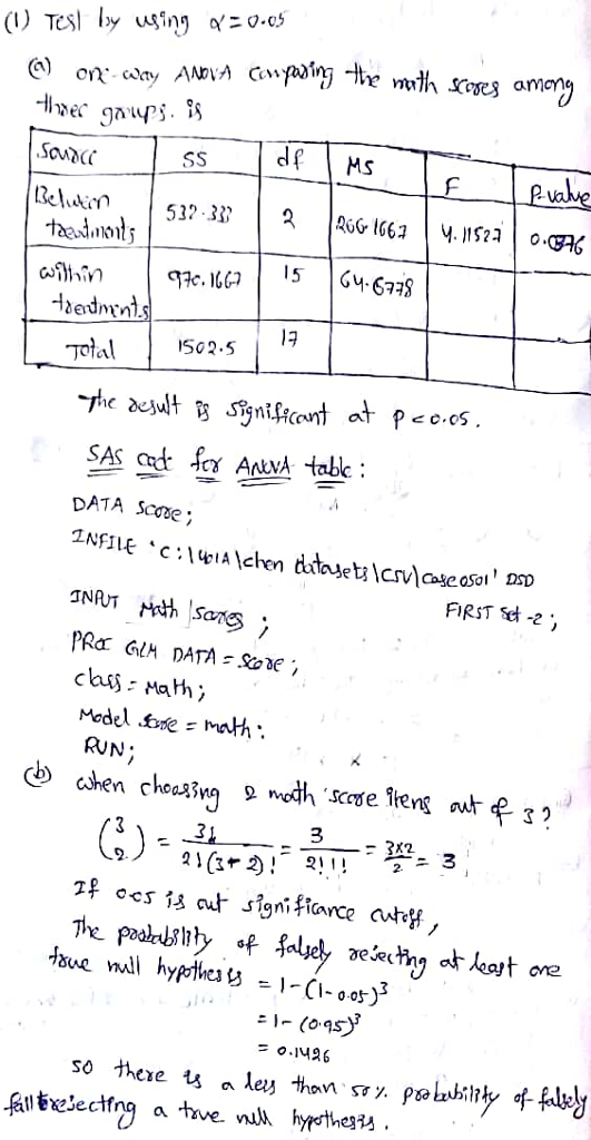 (I) Tesl by ugîn, 0,20.03 C.05 SAS A tabe DATA Scove, FIRST d .「 class: ath Model oremth RUN ahen cho殴3m b) nedh.sc eTeng aurę. 3 0.1426