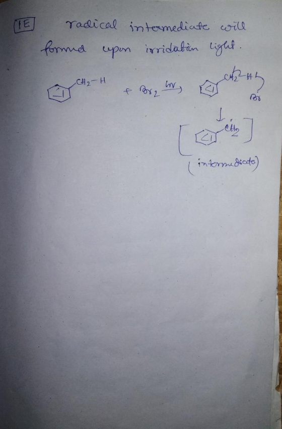 e rare TIE radical intermediate will forund upon irridation light. -CH₂-H ing 24h I Letto intermediate)