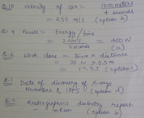 Q.10 velo 4 zeund tnme 2 seconds (a) a- 0-2 m Rem