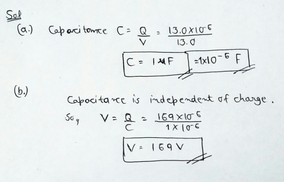 13. d Copocita ce is independent of change