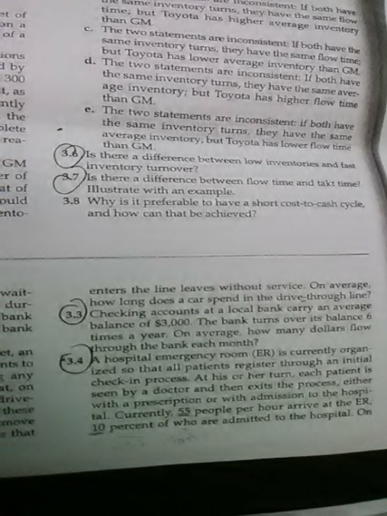 at of on a of a ions by 300 t, as ntly the Slete rea- consistents If both have U same inventory turns, they have the same flo