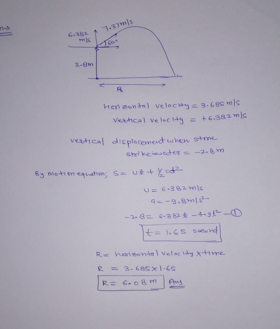 风 veetical velocity = +6.382m)s +6382 m s vetcal is placemendt when stme