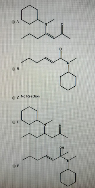 A. No Reaction D. OH