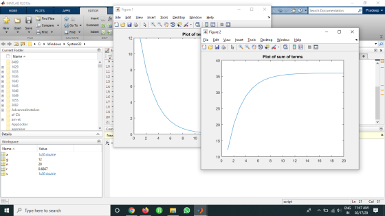 – x - 0 X 5 . Search Documentation Pradeep Figure 1 Eile Edit OD View Tools Insert S Desktop Window A O Plot of tel Help O E