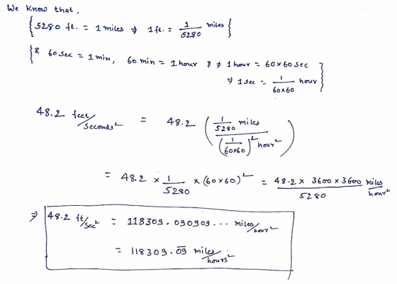 0 Knaw that, mile> 5280 2 6o x6o 48.2 seconds z- ox6o hơn -. mi Les Sec -118303.09 mic