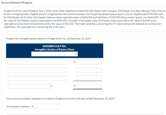 Current Attempt in Progress Kingbird Golf Inc. was formed on July 1, 2019, when Matt Magilke purchased the Old Master Golf Co