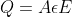 Q = A\epsilon E
