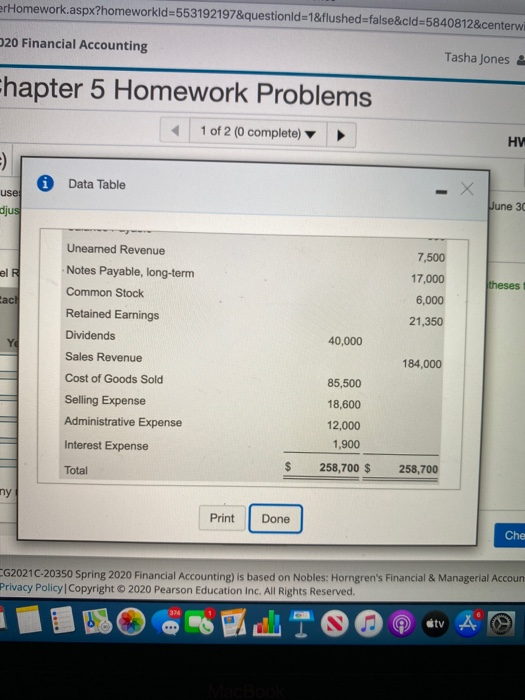erHomework.aspx?homeworkld=553192197&questionid=1&flushed=false&cid=58408128 centerw! 20 Financial Accounting Tasha Jones 2 C