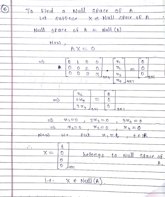 To ind a Null space of A Null sPace of A o0 0 22( 3二凸 9 e Nuu (a