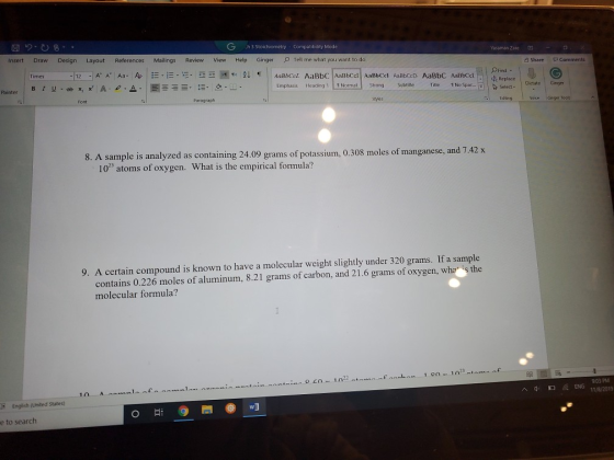 - 0 Share Comments B2-08- G h 3 Stoichiometry Compatibility Mode Yasaman Zare Insert Draw Design Layout References Mailings R