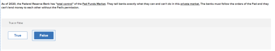 As of 2020, the Federal Reserve Bank has total control of the Fed Funds Market. They tell banks exactly what they can and ca