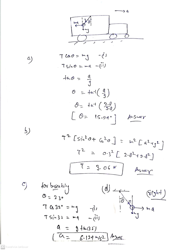 a ma a ) T CA 9 = 3 رم - را)- Tsino ama tho- а g tat () o- tat (5.8) [O- 15.94 Answer b) T2 [sin2ot G2o ] m2 [azug4] 0.32 [ 2