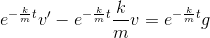 e tv - e-th -U = e kt 9 772 m