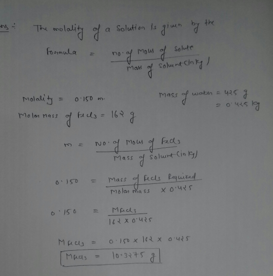 a Solution is iun by the mass of watin 42s 20.4くぐ} a ss