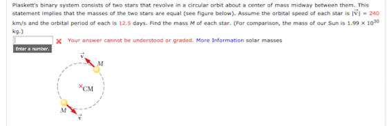 Plaskett's binary system consists of two stars tha