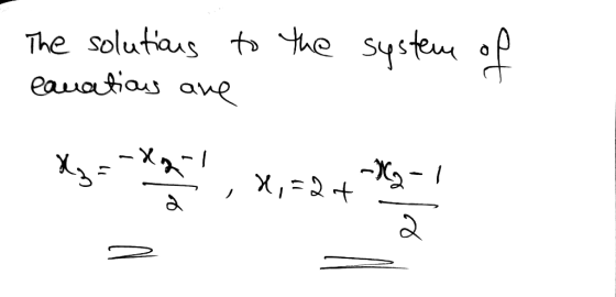 The solutions to the canations are system of tez-teman, x,=24*