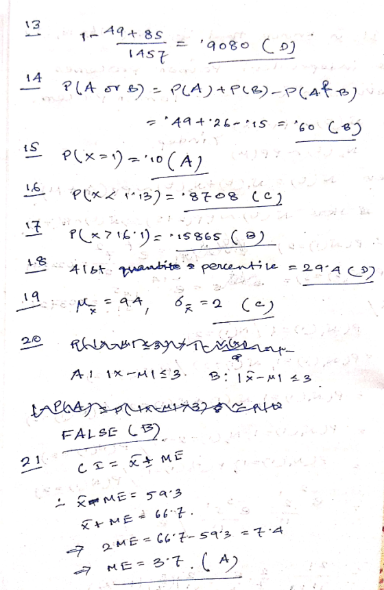 IAS タpercentile 294 FALSE CB