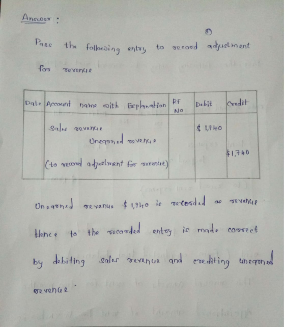 olling enty to cod adustm ent t1,Ho I340 entoy made cosect by debifing