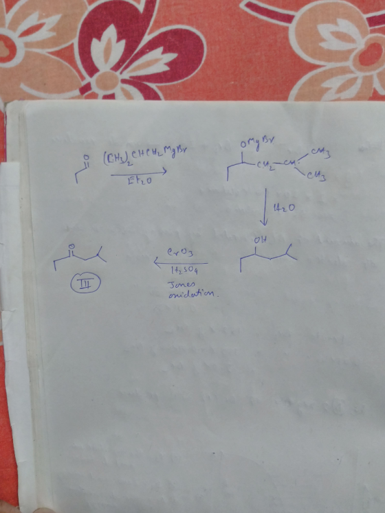 ů (CH₂ CH CH Mg By 14 CM Eto 1420 eroz H₂SO4 Jones enidation.