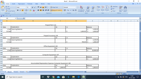 Book1 - Microsoft Excel - 2 X Home Insert Page Layout Formulas Data Review View Cut Copy - 12 - A = = = General - Σ AutoSum