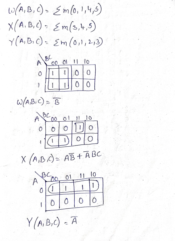 | lo(AD, ) - Emo, ,5 X(A, B,) - 5 (3,4,5) (A,B,C) - Emo1, 23 | o 1 0 0 1 | 01 (A,B,C) = 8 A BC OO Ol 1110 이 이 110D00] X (A,B,