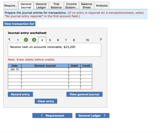 General General Trial Income Balance Require... Analysis || Journal Ledger Balance Statem... |Sheet Prepare the journal entri