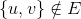 {u, w} E E