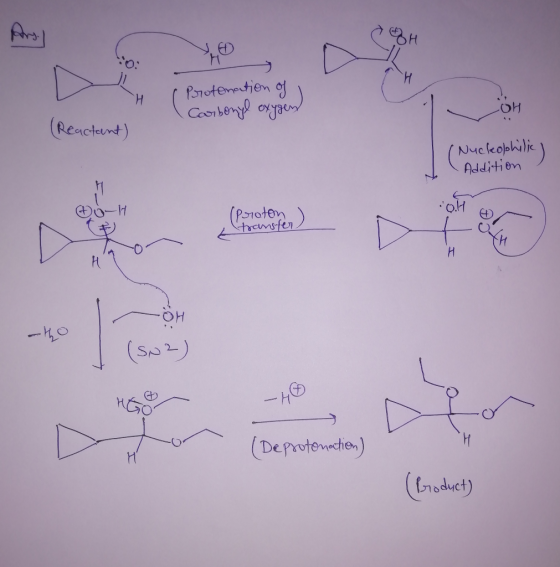 &H ( Protonation of I Carbonyl oxygen 애 (Reactant) ( Nuckophilic Addition (Proton transfer OH (S02) HGO -40 (Deprotonation)