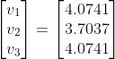 4.0741 ひ1 v2 | = | 3.7037 0) ยู่ 4.0741