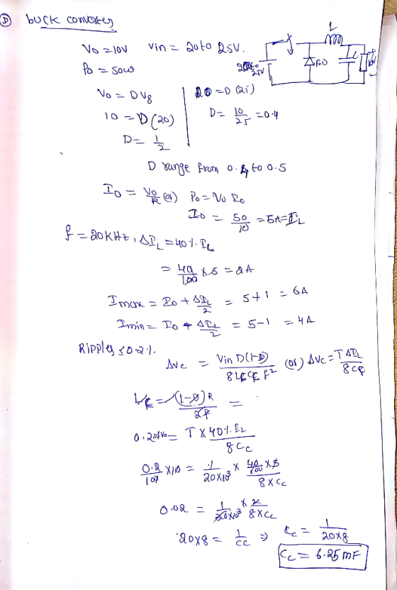 > buck convertey 200 vina 20to g5v. Vozlov Po - sow XRD RO-D (21) No=Dug 10- -0(20) D- Ž D= 10 20.4 25 0.5 20 D range from o.
