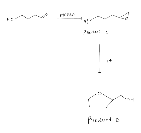 MCPBA Но у tvoro Product c H+ ryo OH Product D