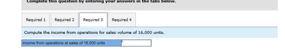 complete this question by entering your answers in the tabs below. Required 1 Required 2 Required 3 Required 4 Compute the in