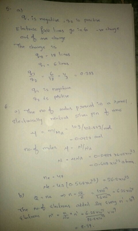 5. al , is ne galive The cheme s - lines 1 13 3 -333 e mo no meles b) lectrons addec ะ 2-39.
