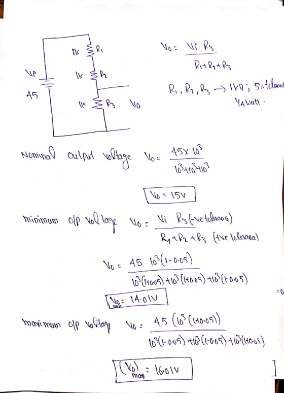 IK • Ri Vo = Vi Rz Rit Rat R3 to Ik 45 Ro, R2, las lk2; 51. tolonna Allatt. R3 10 Nominal output kollage vor Asx 10 1834103