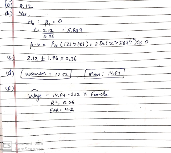 (c) 2.12 b) Yes, -Ho! Bi - 0 - ti 2.12 + 5.889 - 0.36 B-V = Pse (IZI>(1): 2PX(2>51889)o 2.12 1,96 x 0,36 (d, (women, 12.52] I