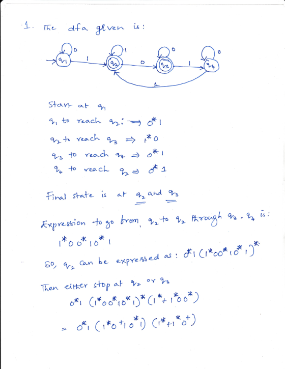 he dfa qiven i: 0 to Teda 米 Final state i and SOw orm * 米 次
