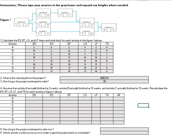 Instructions: Please type your answers in the gray boxes and expand row heights where needed. Activity 210 Figure 1 Activity