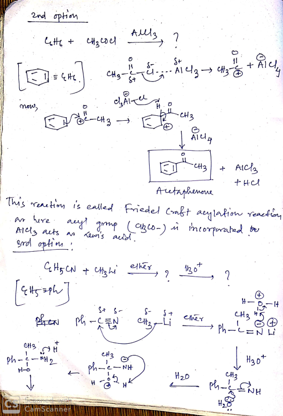 end option [ Cette + chicol Allls ? :cm) cerita mengas un no hacen -705 . H + All ...thel Acetaphenoue • This reaction is cal