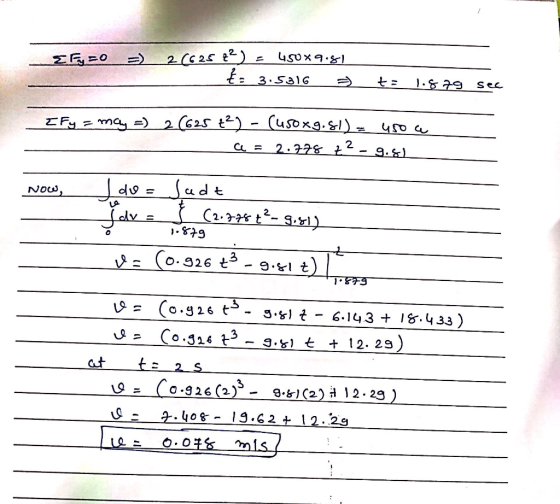 2 (25 2) (3.bxaSh 3.5316 Sec 2 (625 t2)-(usoxg.sl) EF=may ). uo a C 2.228 2. 9.&) Sudt C2.32 ) do Now alx Gts. O. 326 9.&1 t)