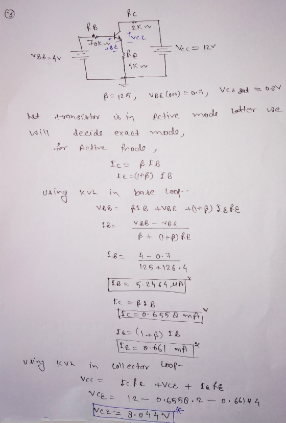 2K n vCe Tokw Vec 12 p N8824V 0.?V VC&g β= 125) 1atter mode is in Active het dransiator exaat mDdlo decide will Pnocle Acthve