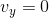 v_y=0