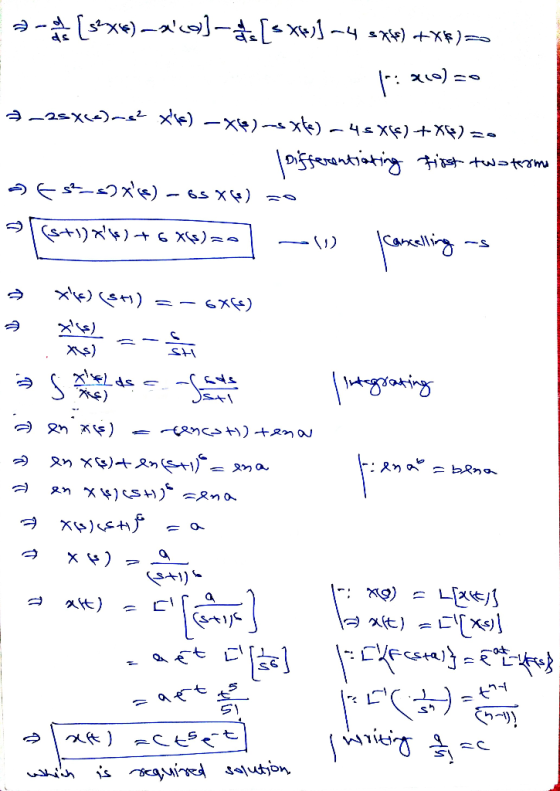 210) 20 Do [5X)_x.co)-a [s X43] ~4 stte) +)=- 1: 2_25x4) as? xk) –X)sxte) ~45X($)+X) =- | pifferentiating First twotasime Ats