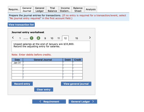Dawin | General | General | Trial | Income || Balance Journal Ledger Balance Statem... | Sheet Analysis Prepare the journal e