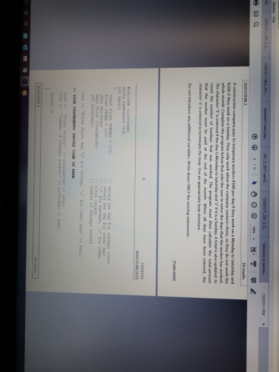 Wadow Help COS1511 2012 2. COS1511 Nov 2012 semester 1 past pap... 2012_2017-sem2... COS1511 201 3 2 Solutions to exeras.. CO