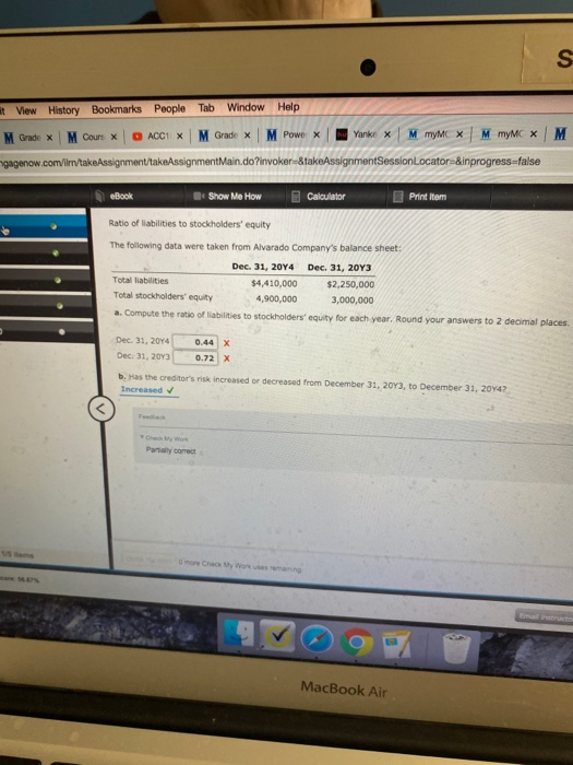 S MmyMC X View History Bookmarks People Tab Window Help M Grade X M Cours ACCI X M Grade X M Powe Ne Yankex м тумх М ngagenow