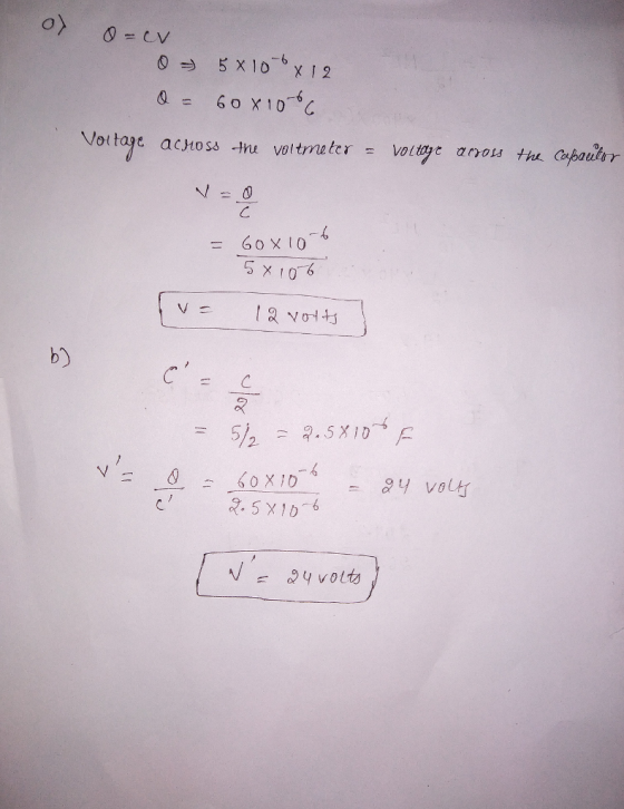 → 5x10-6 X 12 = 60x10 b) 4 voto