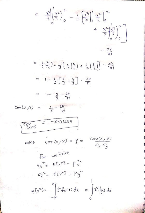 19) - 9146 - 2 - [19)+ (9)] – 25 31- $ [ +4 ] - 28 F1-8-20 Covex,y) = { - -0.01234 cov wkt cor (x,y)=9= cover, y) 6x Gy for w