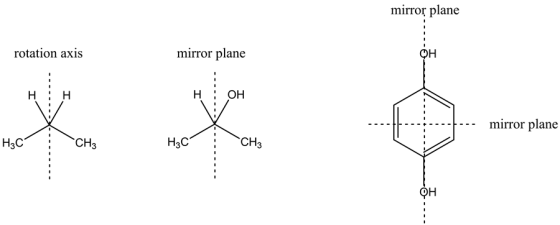 mirror plane
mirror plane
rotation axis
ФН
н: н
н
ОН
mirror plane
Нас
CНз
CH3З
Hзс
