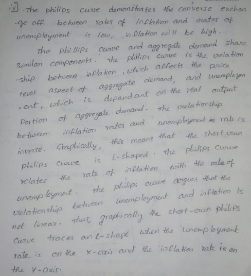 the philips cerue demonsfha fes the converse exchan fe off be kwen rater of inClation and nater of unemployment is loo ,、in,Dlahenwi U be high. The pli thps Cove and ag regats clomand share Similan cenpenents. he plilps cwnve is the rela tion -ship betveen in la ten,hich affecks the prce eel aspect of aggrega ent, stich is depand ant on tha real output Portion t aggregatz dman the rela honship ate dlemand and nemplo spm Per tion at aggregat beteeen、 inflation Yata and unemploymatisrahrs inverse. Gaplicallyis means hat thc sharEcrun plilips cvis lshoped the plulies Clorwe elater the rata of inlatien hate of velahonshipn unenployment and inflaten is nel lneay grapieally the short-oun plilps Croue traces an L-shape atun teelunempleyment rale is on tie X-azi and the olla kor tak is on th V-axis